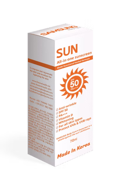 کرم ضدآفتاب فیزیکال SPF 50 سامسونگ بادی کر